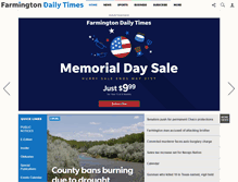 Tablet Screenshot of daily-times.com